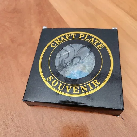 Antigua and Barbuda Souvenir Decorative Plate with Stand Collectible NEW - Picture 2 of 7